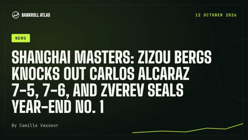 Shanghai Masters: Zizou Bergs knocks out Carlos Alcaraz 7-5, 7-6, and Zverev seals year-end No. 1
