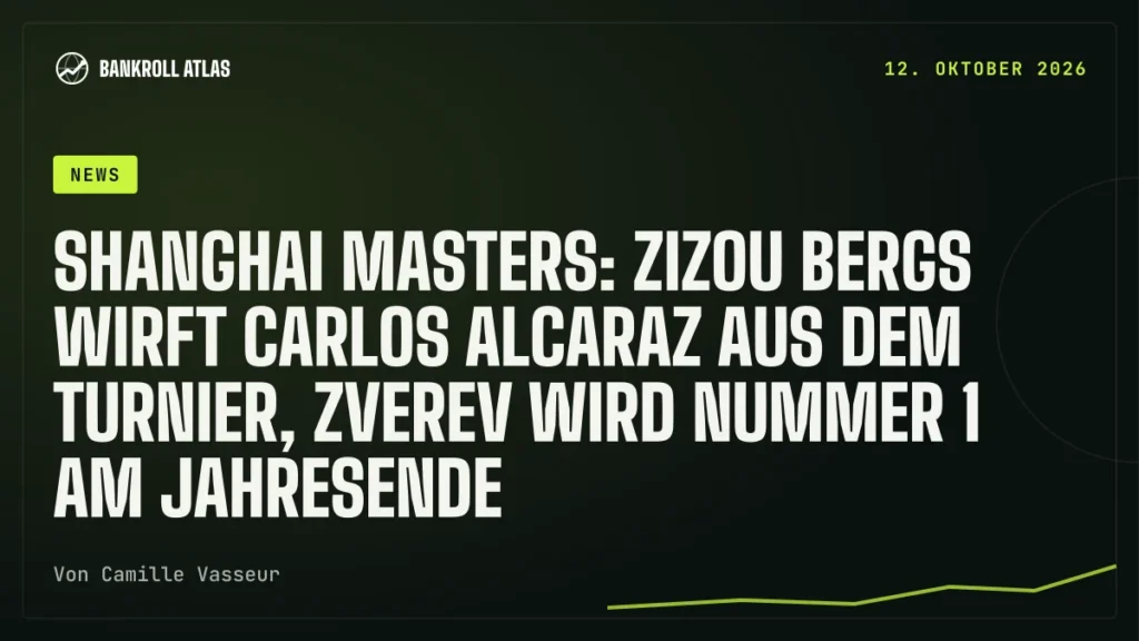 Shanghai Masters: Zizou Bergs wirft Carlos Alcaraz aus dem Turnier, Zverev wird Nummer 1 am Jahresende