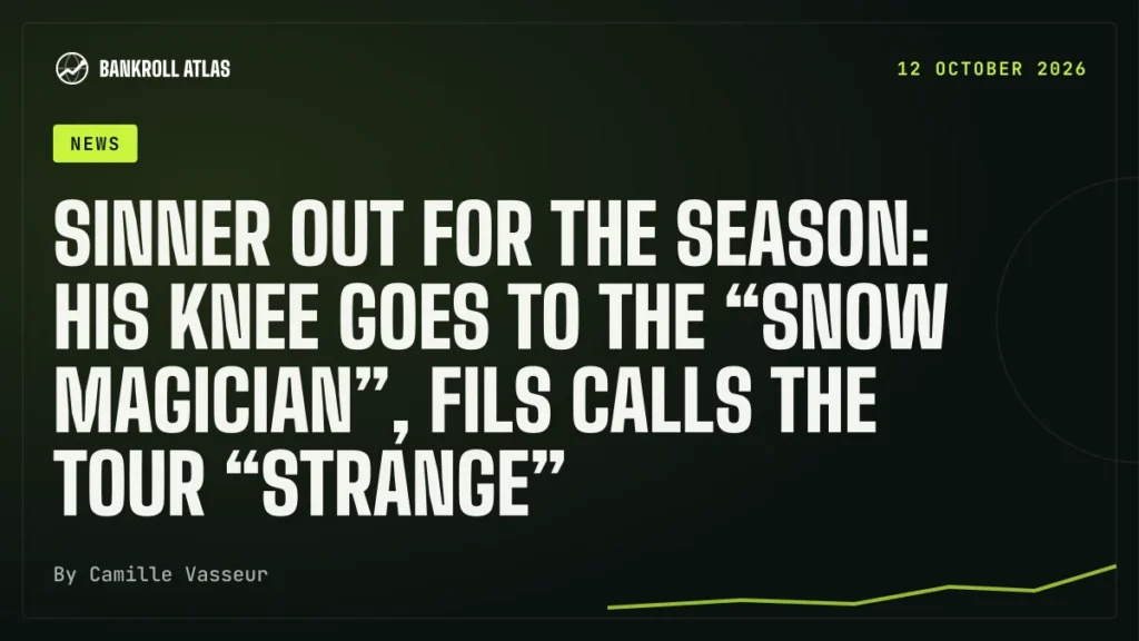 Sinner out for the season: his knee goes to the “snow magician”, Fils calls the tour “strange”