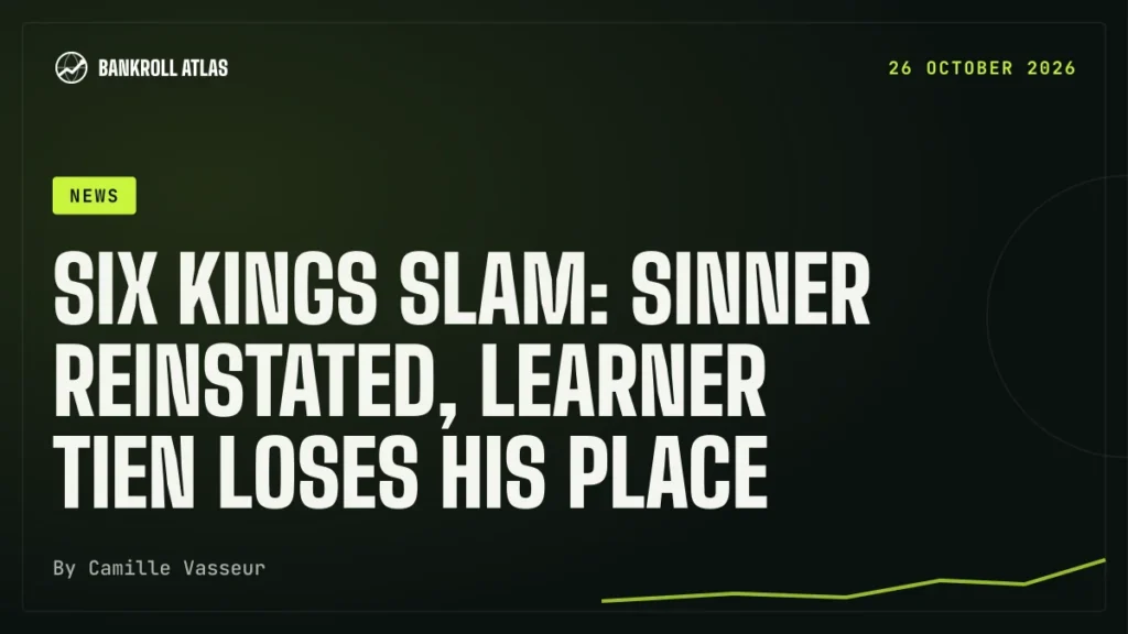 Six Kings Slam: Sinner reinstated, Learner Tien loses his place