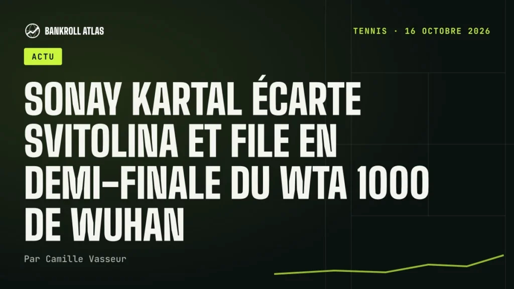Sonay Kartal écarte Svitolina et file en demi-finale du WTA 1000 de Wuhan