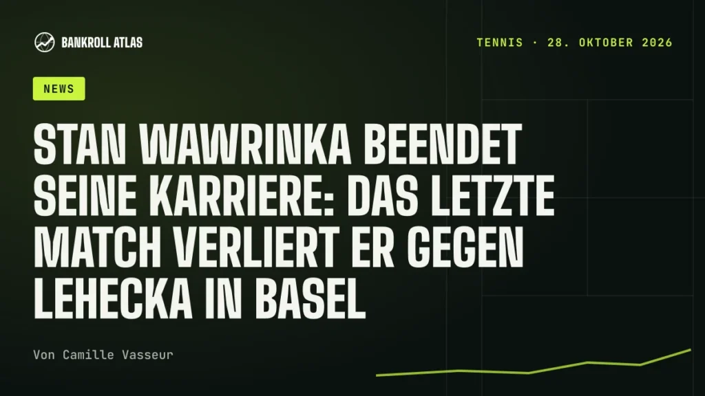 Stan Wawrinka beendet seine Karriere: das letzte Match verliert er gegen Lehecka in Basel