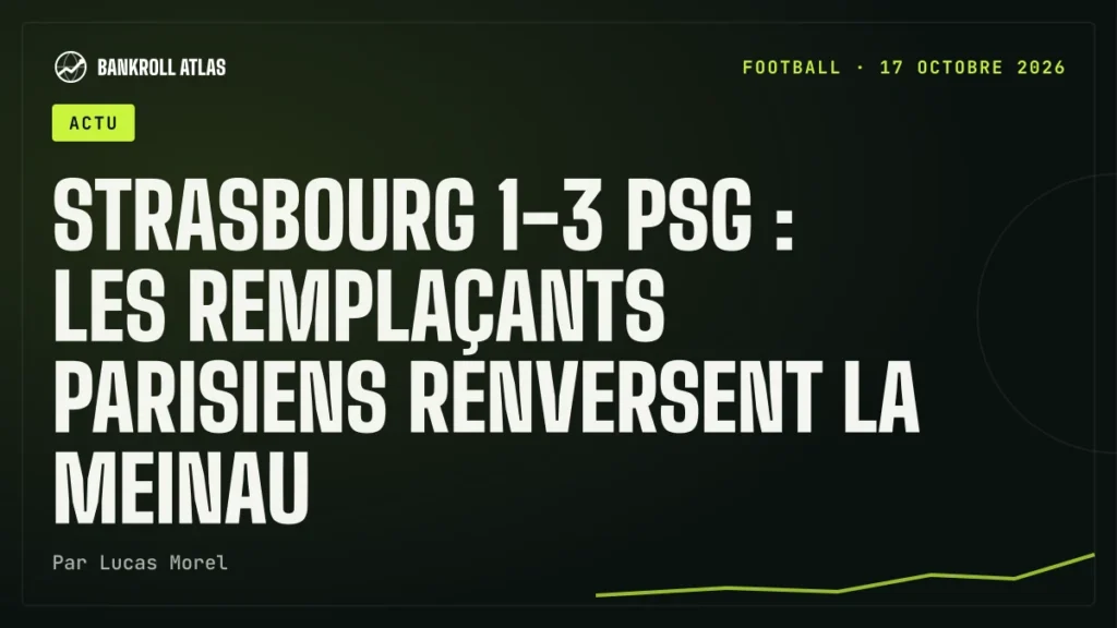 Strasbourg 1-3 PSG : les remplaçants parisiens renversent la Meinau