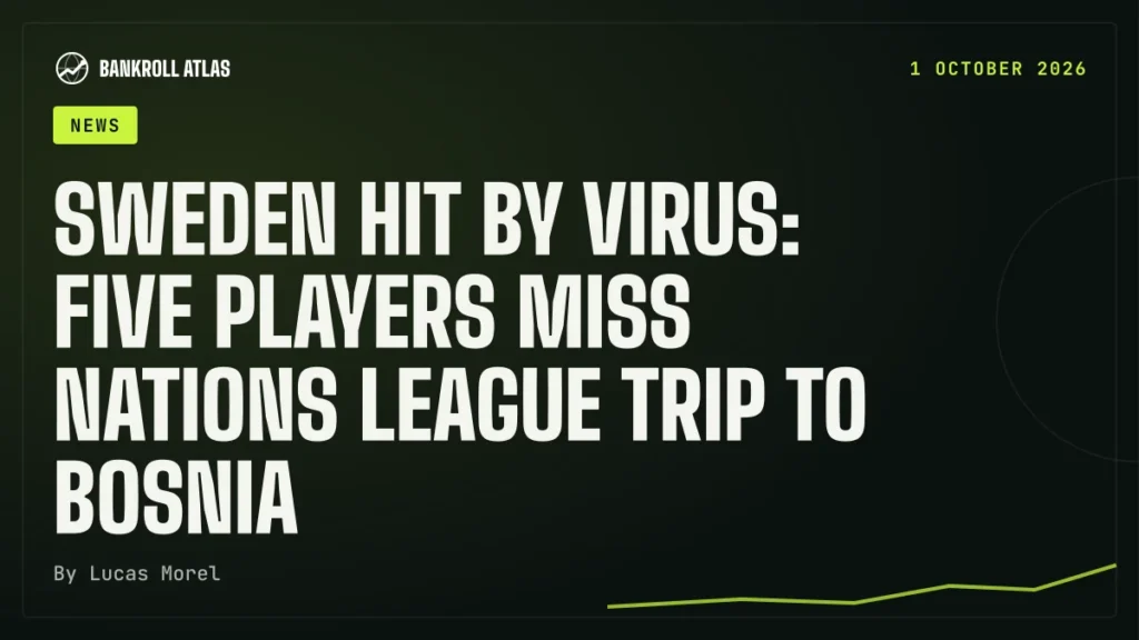 Sweden hit by virus: five players miss Nations League trip to Bosnia