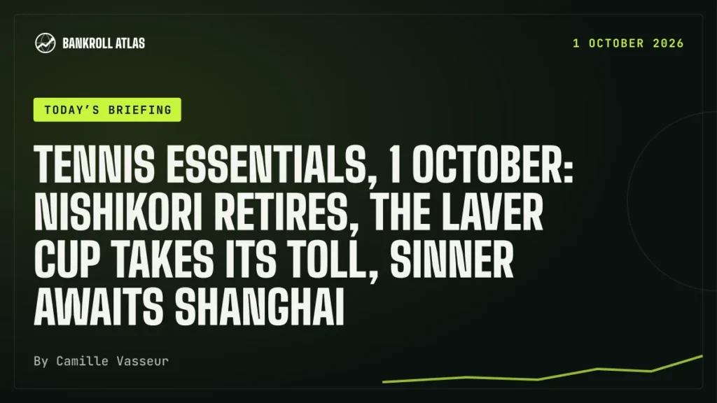 Tennis essentials, 1 October: Nishikori retires, the Laver Cup takes its toll, Sinner awaits Shanghai