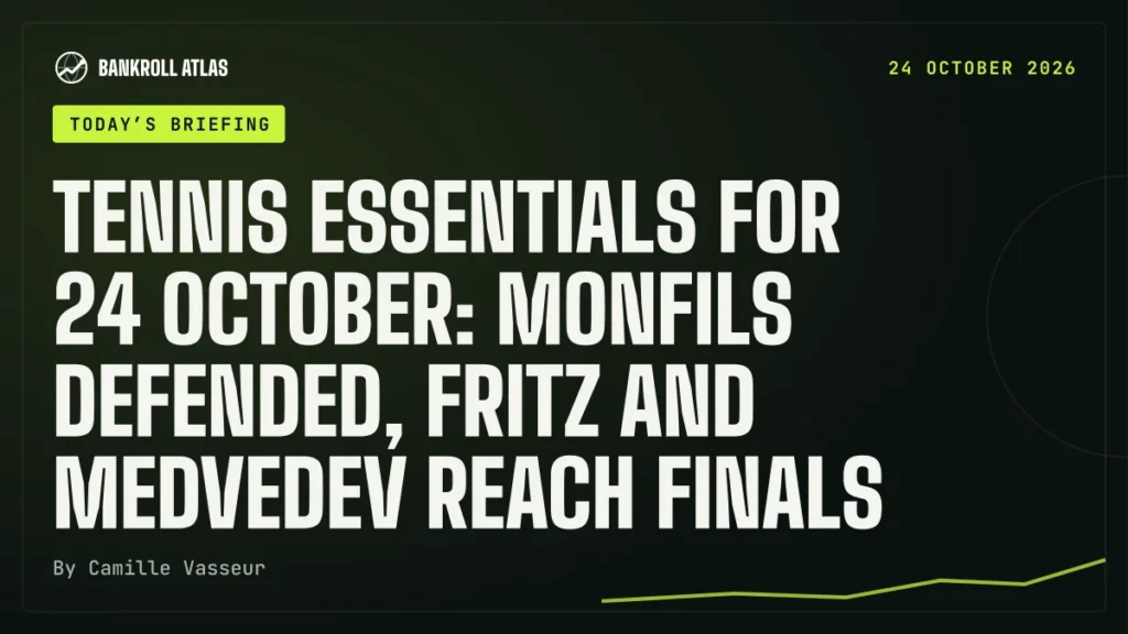Tennis essentials for 24 October: Monfils defended, Fritz and Medvedev reach finals