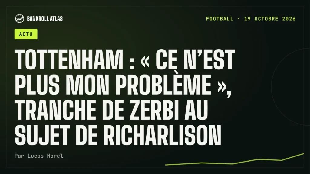 Tottenham : « Ce n’est plus mon problème », tranche De Zerbi au sujet de Richarlison
