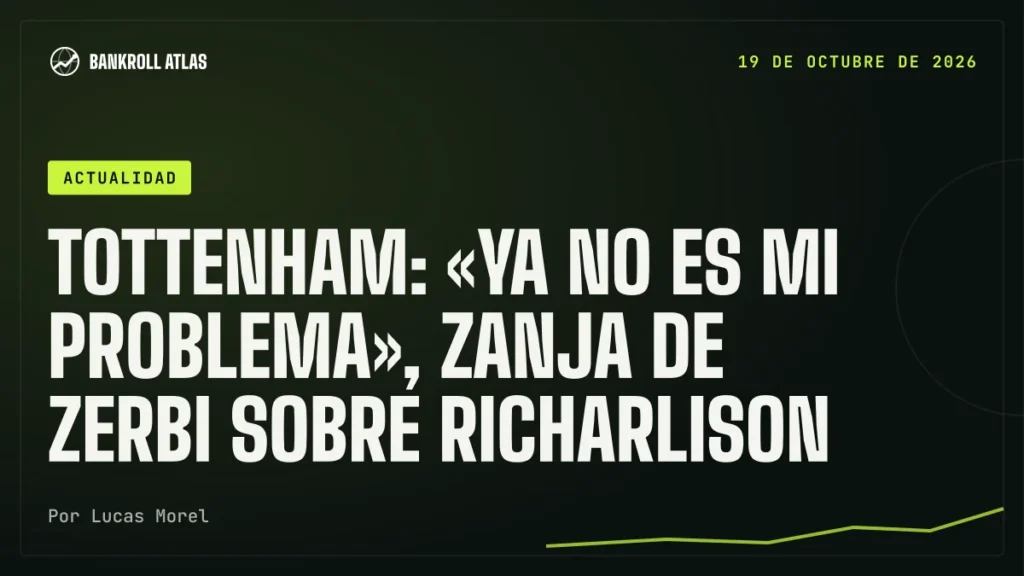 Tottenham: «Ya no es mi problema», zanja De Zerbi sobre Richarlison