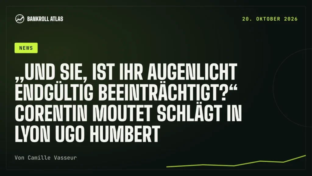 „Und Sie, ist Ihr Augenlicht endgültig beeinträchtigt?“ Corentin Moutet schlägt in Lyon Ugo Humbert