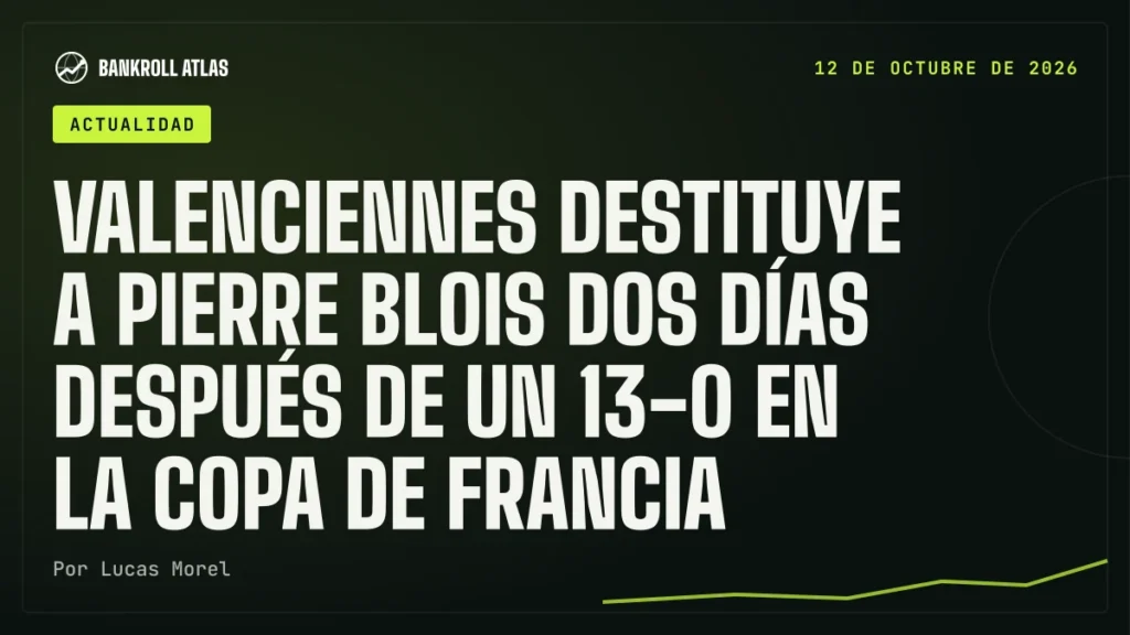 Valenciennes destituye a Pierre Blois dos días después de un 13-0 en la Copa de Francia