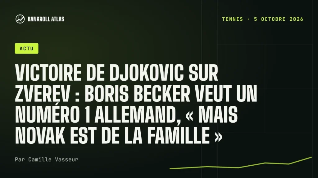 Victoire de Djokovic sur Zverev : Boris Becker veut un numéro 1 allemand, « mais Novak est de la famille »