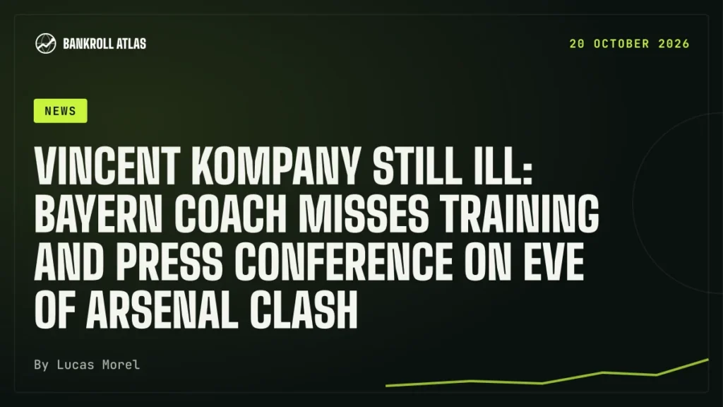 Vincent Kompany still ill: Bayern coach misses training and press conference on eve of Arsenal clash