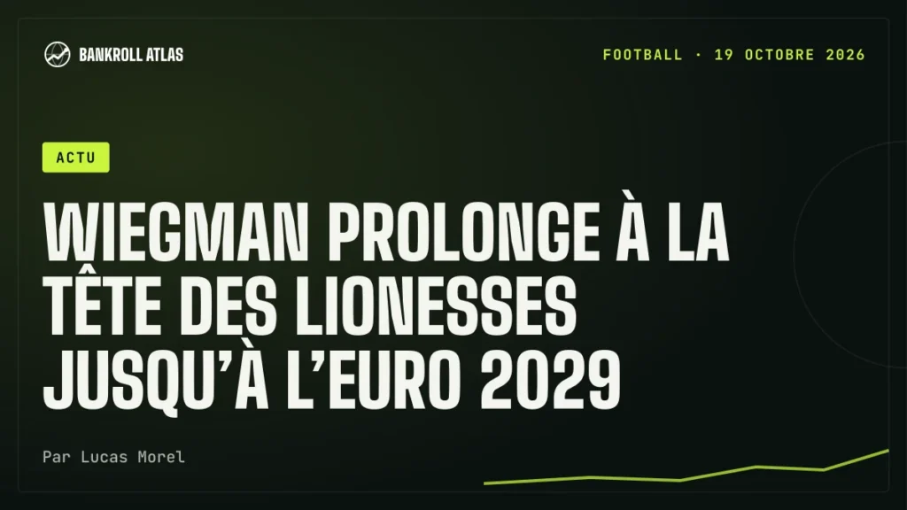 Wiegman prolonge à la tête des Lionesses jusqu’à l’Euro 2029
