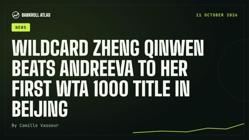 Wildcard Zheng Qinwen beats Andreeva to her first WTA 1000 title in Beijing