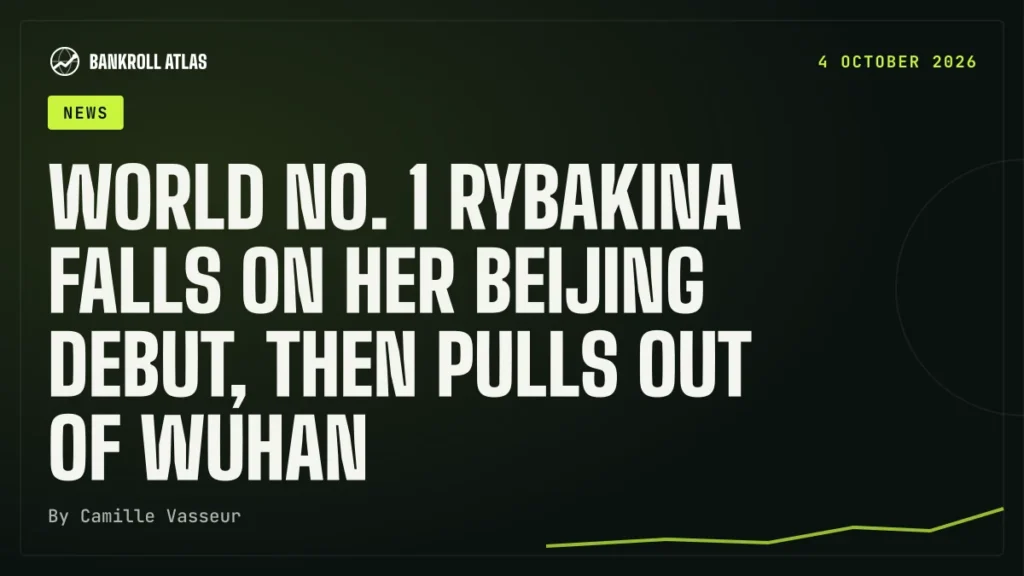 World No. 1 Rybakina falls on her Beijing debut, then pulls out of Wuhan