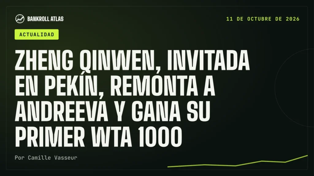 Zheng Qinwen, invitada en Pekín, remonta a Andreeva y gana su primer WTA 1000