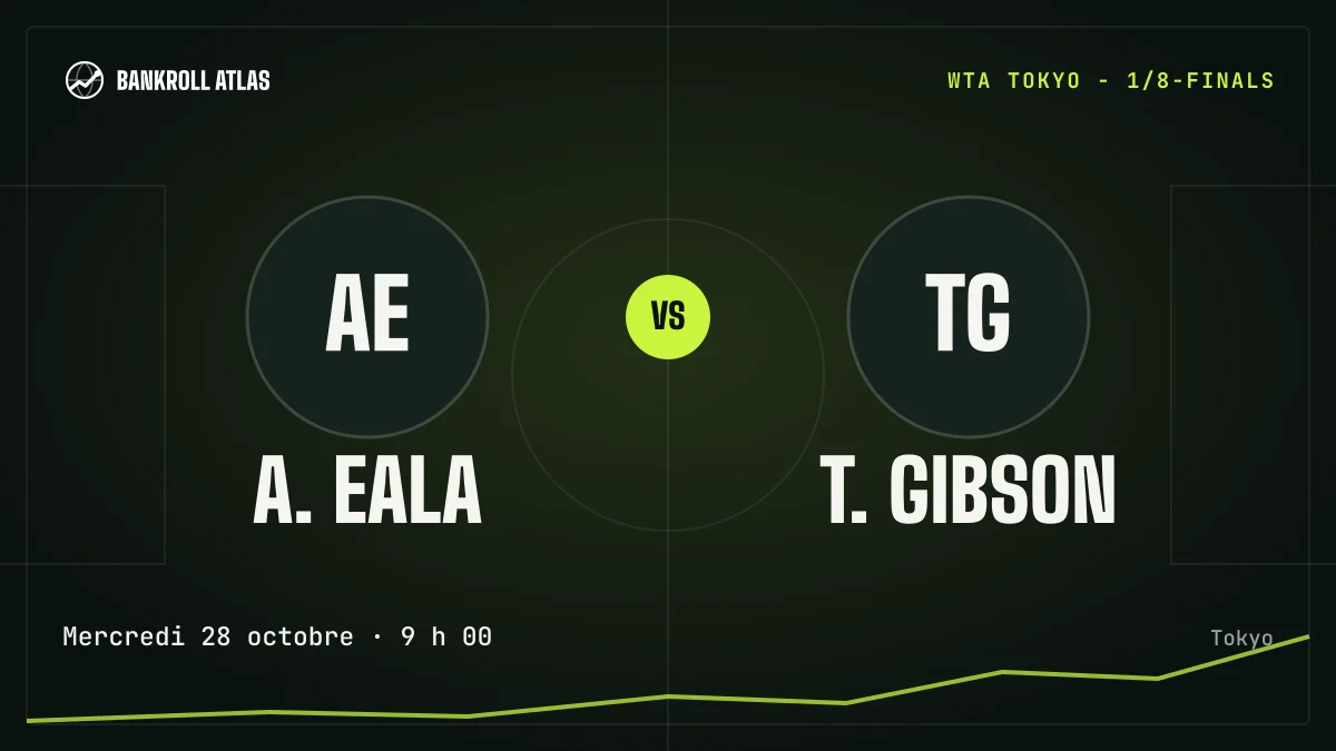 A. Eala – T. Gibson · WTA · Mercredi 28 octobre · 9 h 00