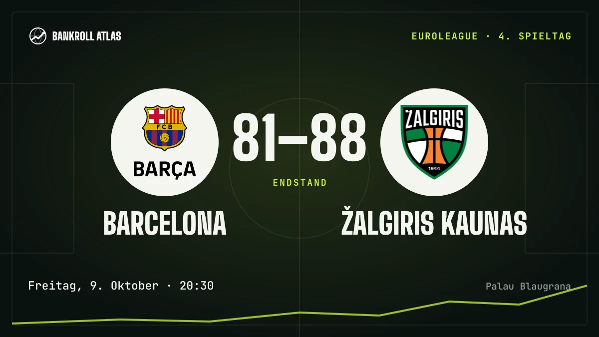 Barcelona – Žalgiris Kaunas · EuroLeague · 81-88