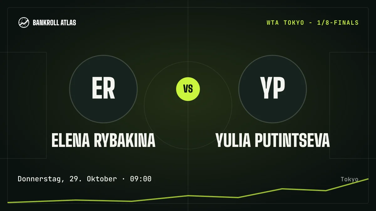 Elena Rybakina – Yulia Putintseva · WTA · Donnerstag, 29. Oktober · 09:00