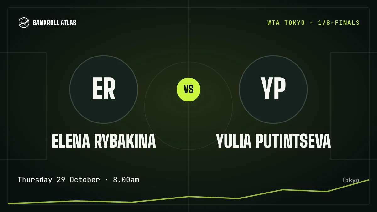 Elena Rybakina – Yulia Putintseva · WTA · Thursday 29 October · 8.00am