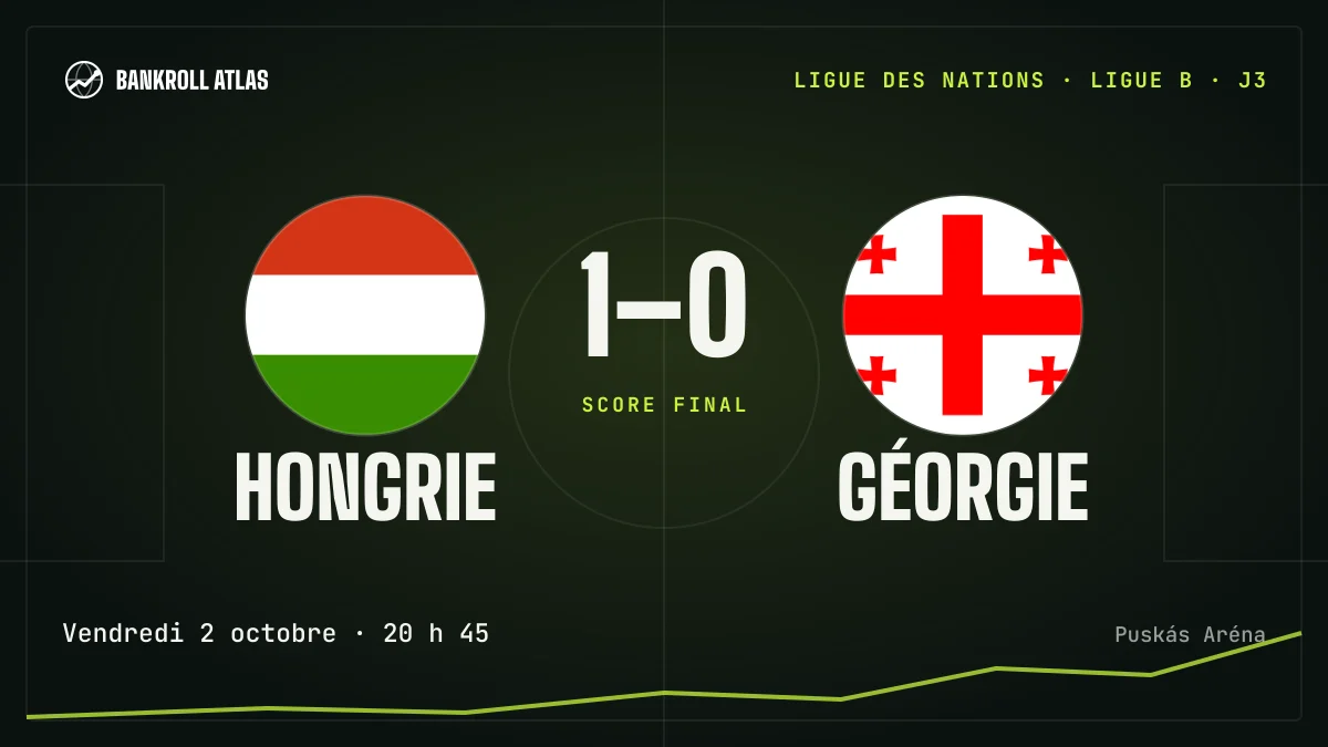 Hongrie – Géorgie · Ligue des nations · 1-0