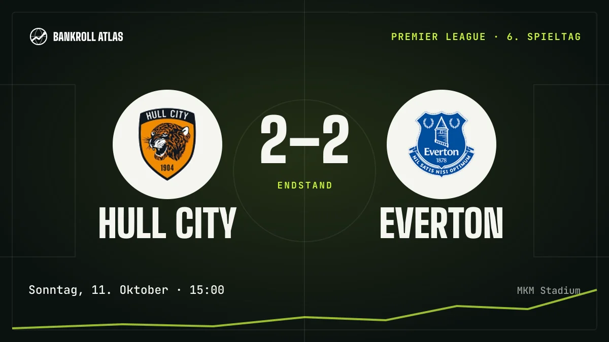 Hull City – Everton · Premier League · 2-2