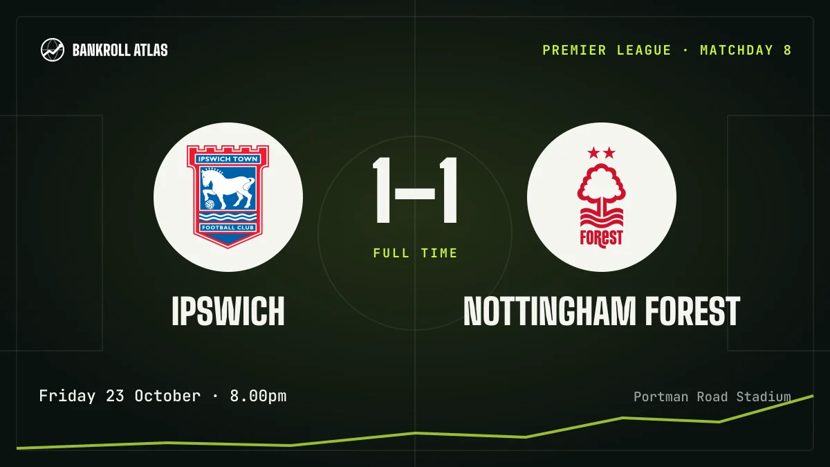 Ipswich – Nottingham Forest · Premier League · 1-1
