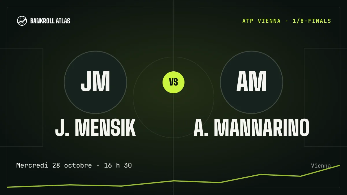 J. Mensik – A. Mannarino · ATP · Mercredi 28 octobre · 16 h 30