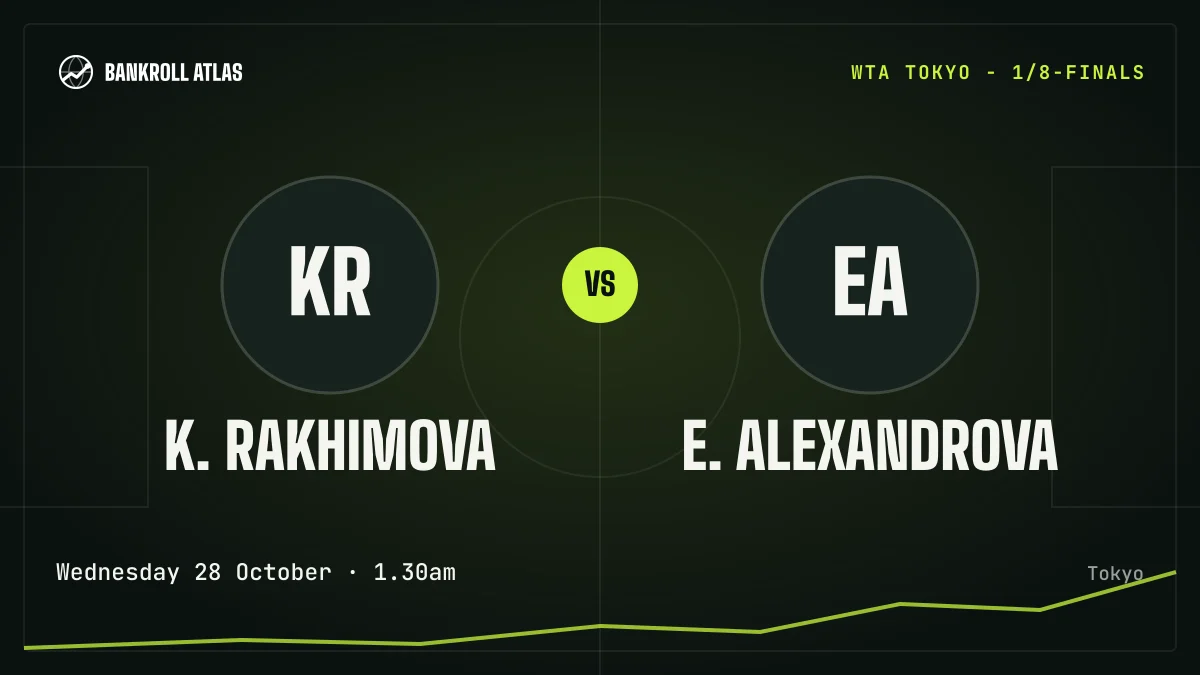 K. Rakhimova – E. Alexandrova · WTA · Wednesday 28 October · 1.30am