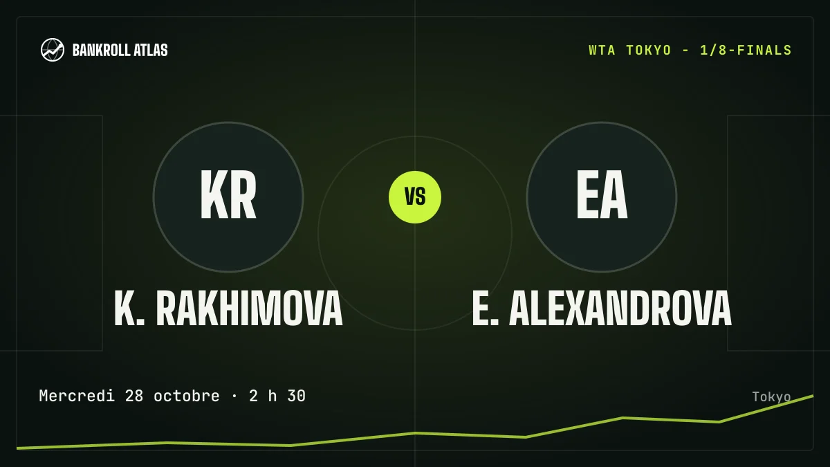 K. Rakhimova – E. Alexandrova · WTA · Mercredi 28 octobre · 2 h 30