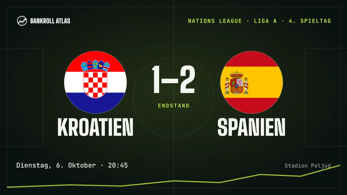 Kroatien – Spanien · Nations League · 1-2