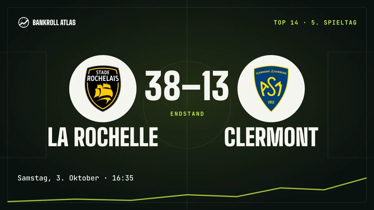 La Rochelle – Clermont · Top 14 · 38-13