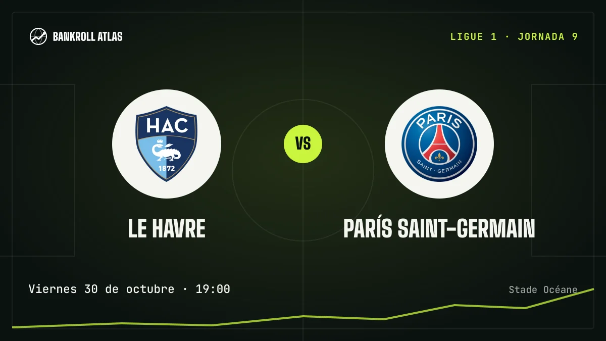 Le Havre – París Saint-Germain · Ligue 1 · Viernes 30 de octubre · 19:00