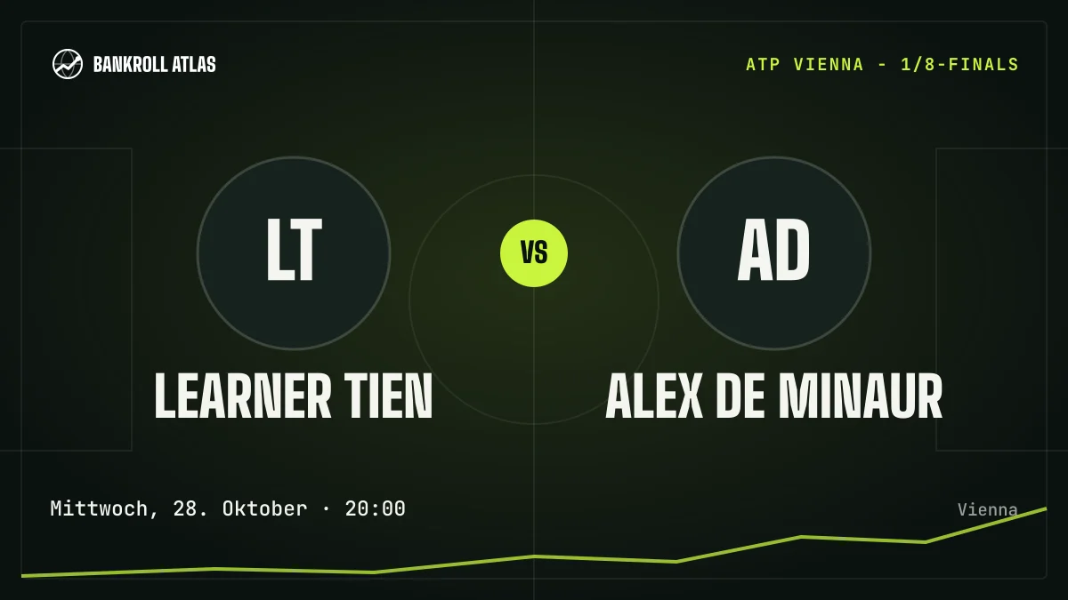Learner Tien – Alex De Minaur · ATP · Mittwoch, 28. Oktober · 20:00