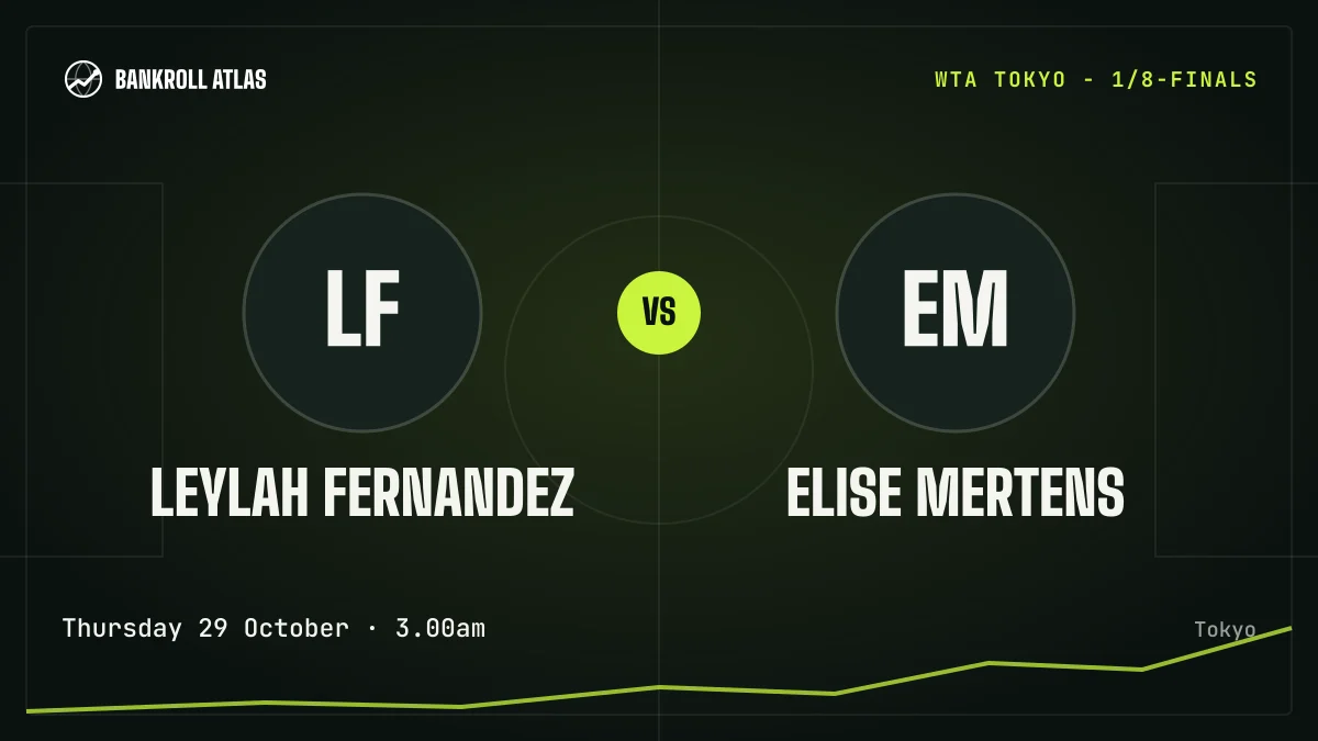 Leylah Fernandez – Elise Mertens · WTA · Thursday 29 October · 3.00am