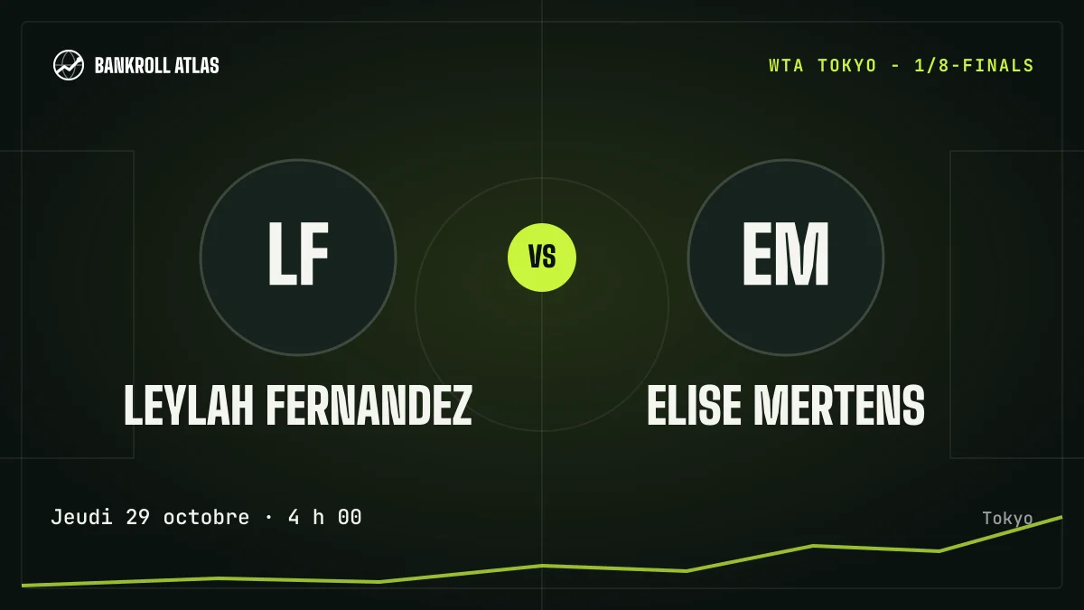 Leylah Fernandez – Elise Mertens · WTA · Jeudi 29 octobre · 4 h 00