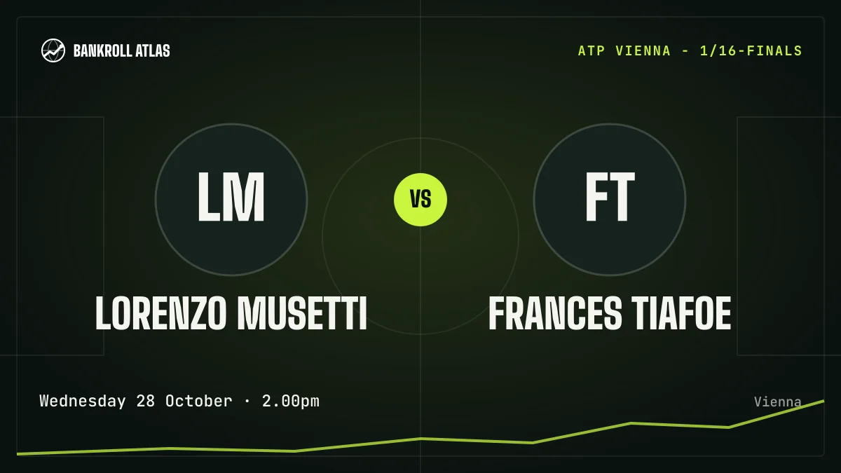 Lorenzo Musetti – Frances Tiafoe · ATP · Wednesday 28 October · 2.00pm
