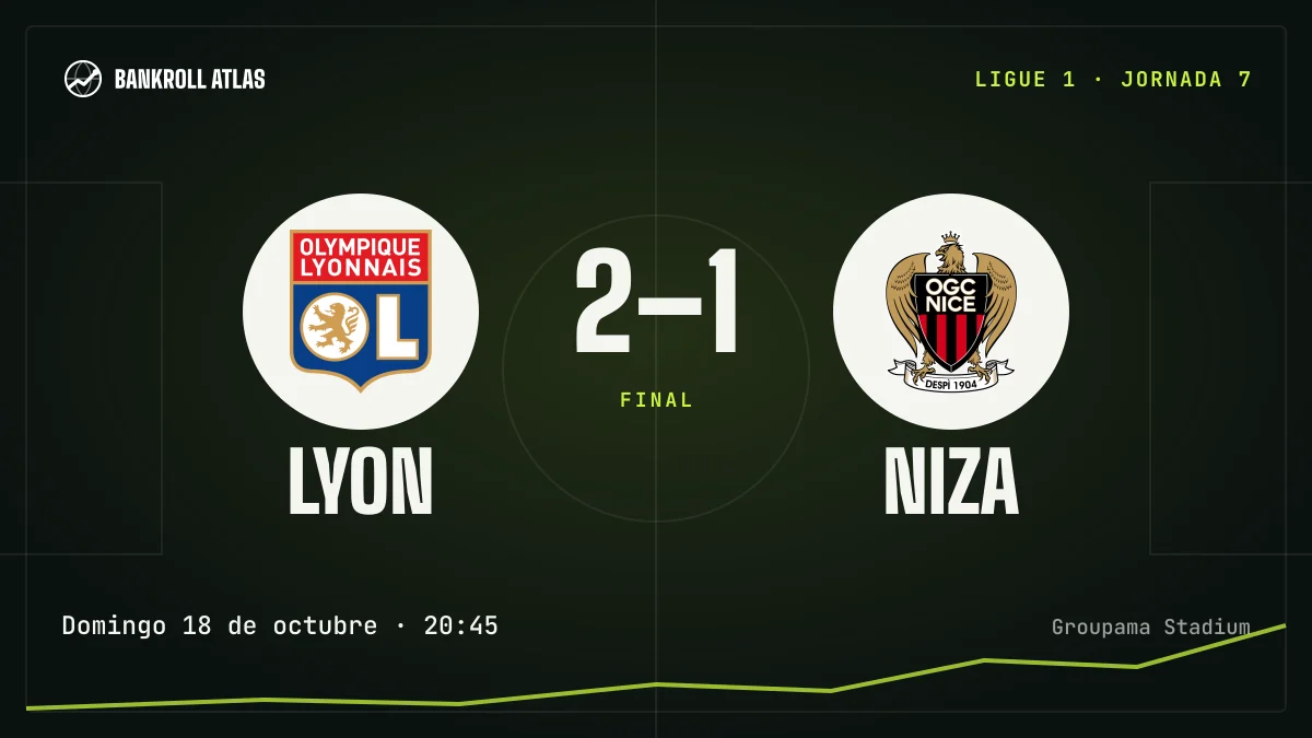 Lyon – Niza · Ligue 1 · 2-1
