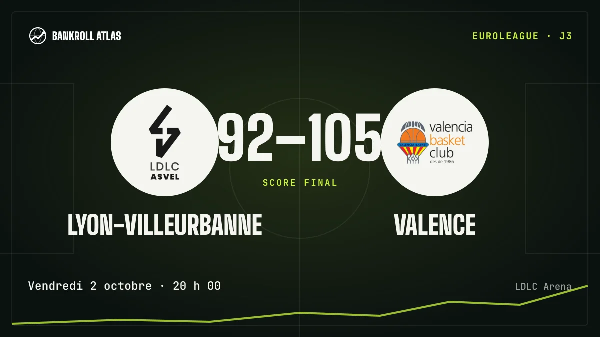 Lyon-Villeurbanne – Valence · EuroLeague · 92-105