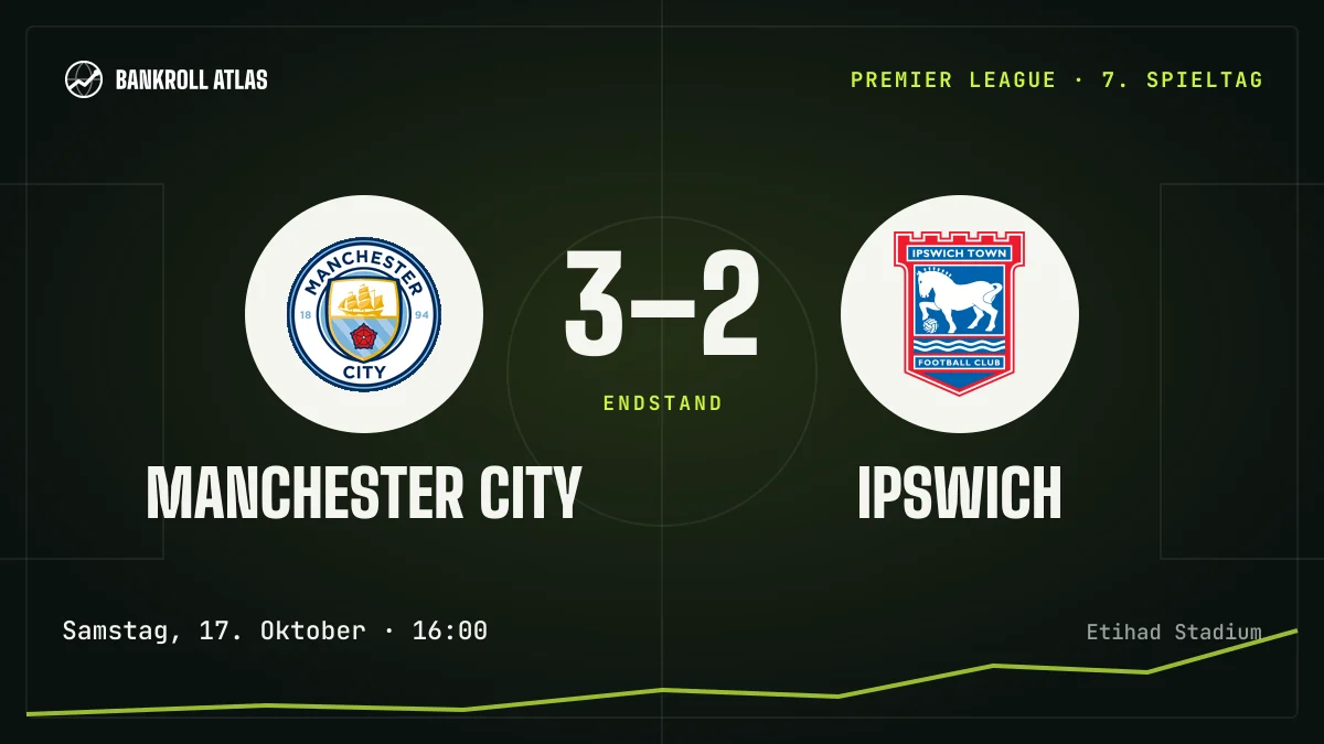 Manchester City – Ipswich · Premier League · 3-2