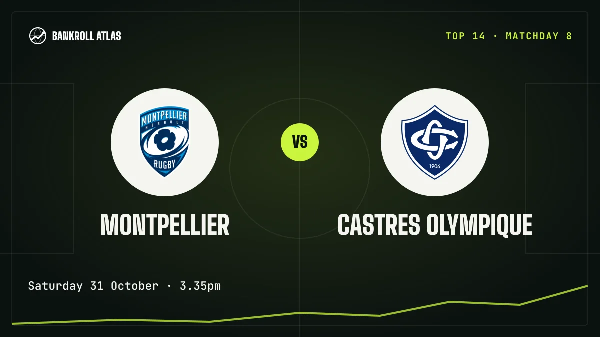 Montpellier – Castres Olympique · Top 14 · Saturday 31 October · 3.35pm