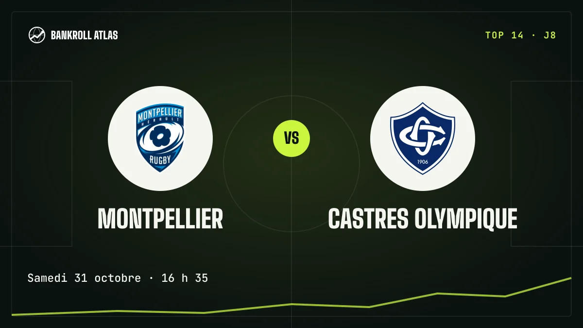 Montpellier – Castres Olympique · Top 14 · Samedi 31 octobre · 16 h 35