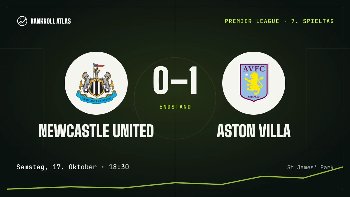 Newcastle United – Aston Villa · Premier League · 0-1