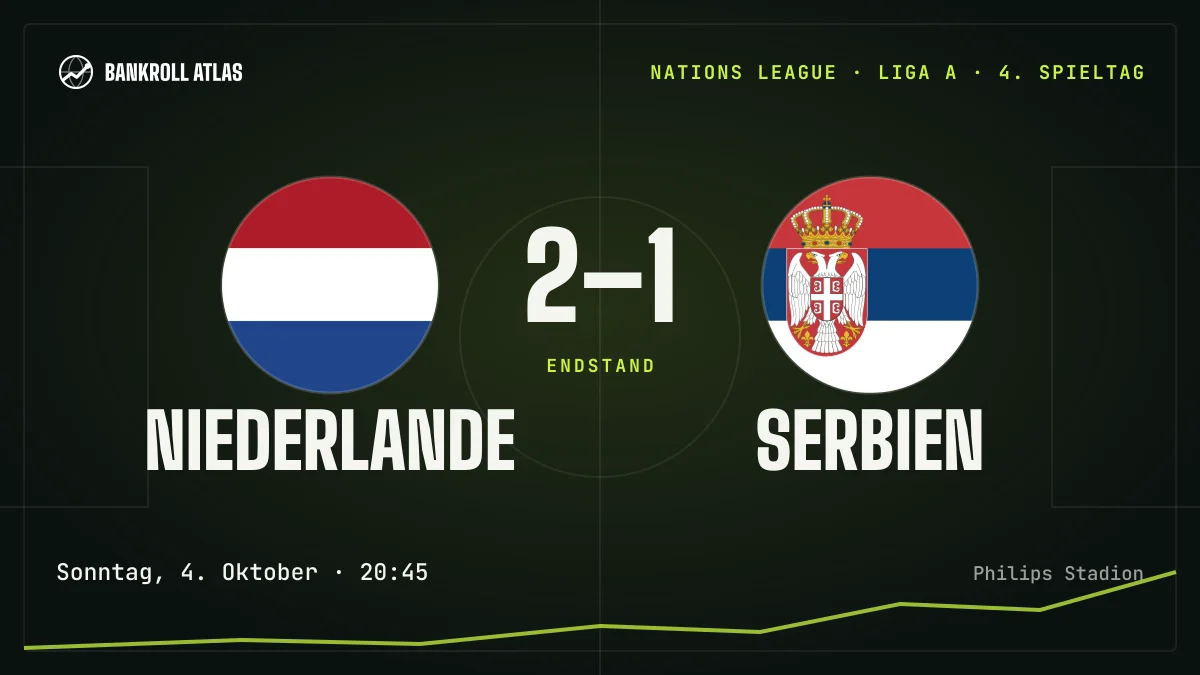Niederlande – Serbien · Nations League · 2-1