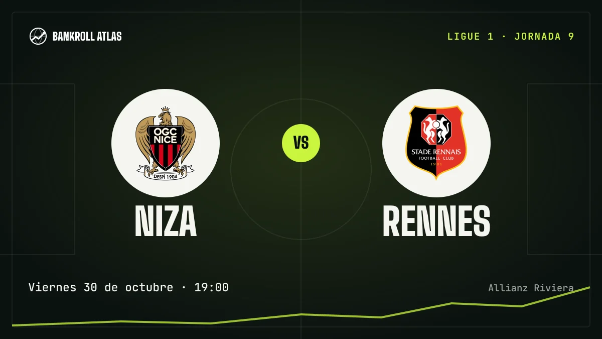 Niza – Rennes · Ligue 1 · Viernes 30 de octubre · 19:00