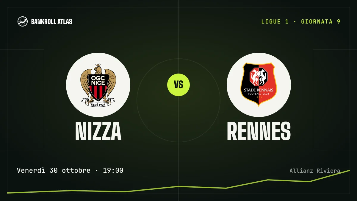 Nizza – Rennes · Ligue 1 · Venerdì 30 ottobre · 19:00