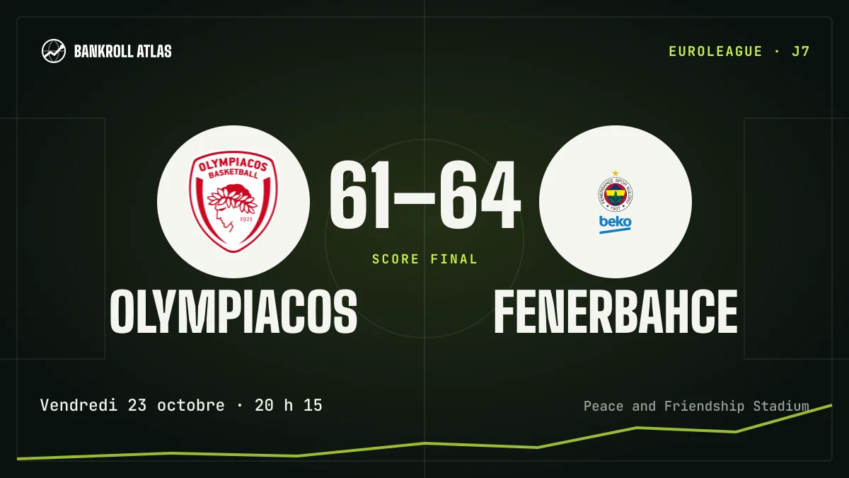 Olympiacos – Fenerbahce · EuroLeague · 61-64