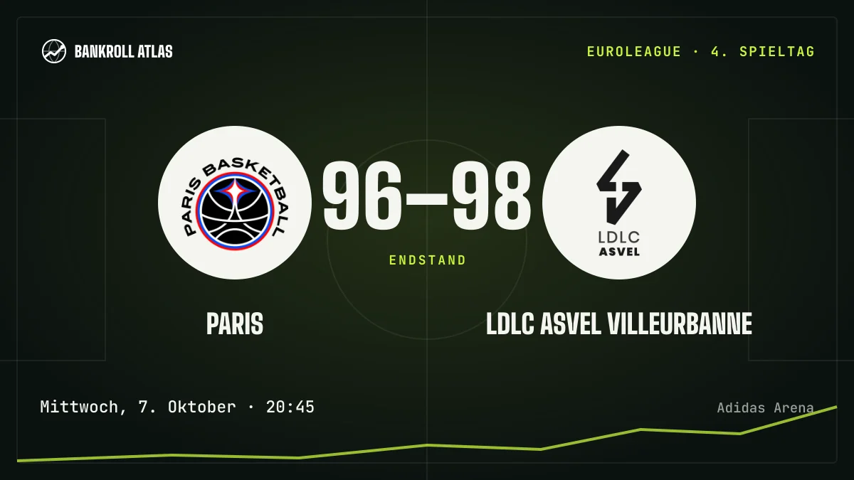Paris – LDLC ASVEL Villeurbanne · EuroLeague · 96-98
