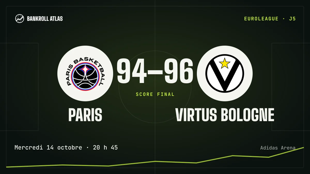 Paris – Virtus Bologne · EuroLeague · 94-96