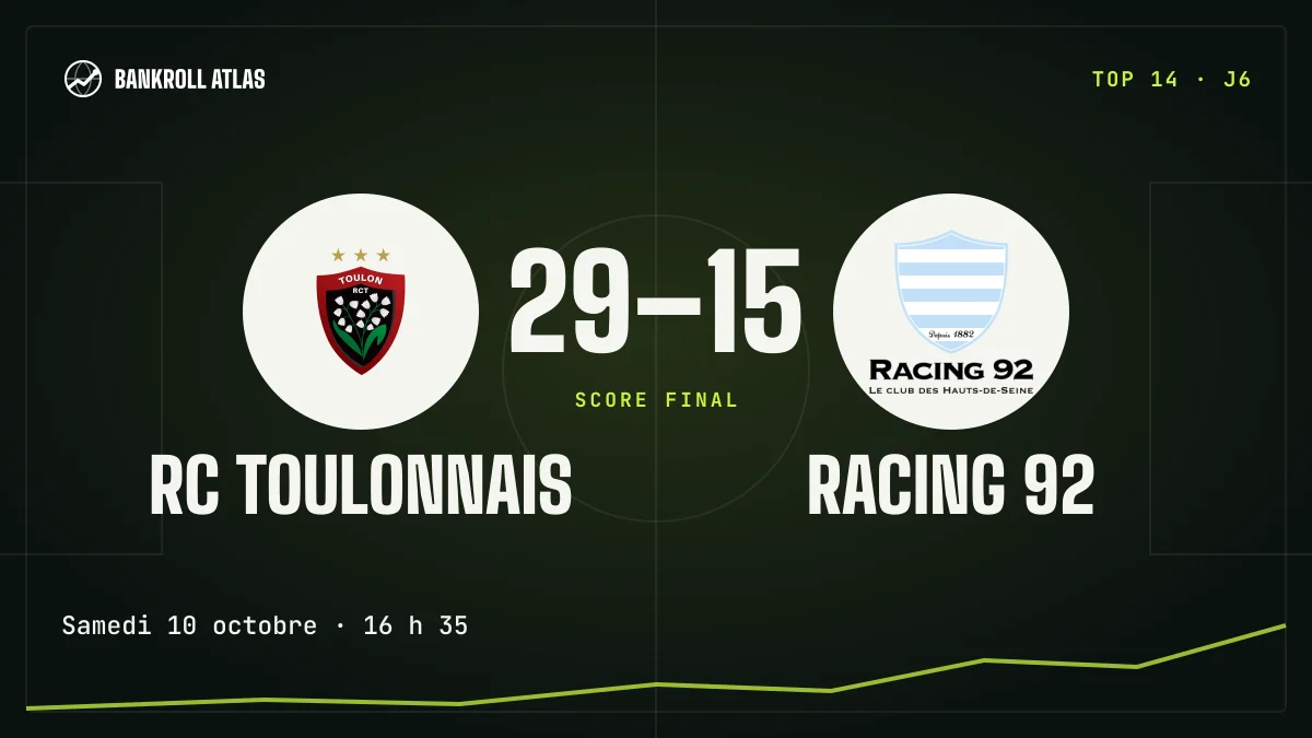 RC Toulonnais – Racing 92 · Top 14 · 29-15